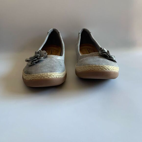 Clark’s Elaina Jade Ballet Flat in Pewter Size 8 - Picture 5 of 12
